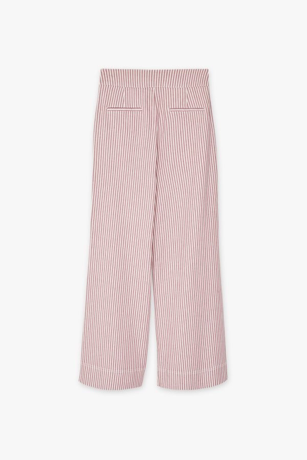 Pantalón rayas blancas y rosas - Imagen 2