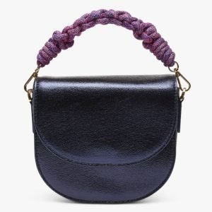 Bolso azul metalizado