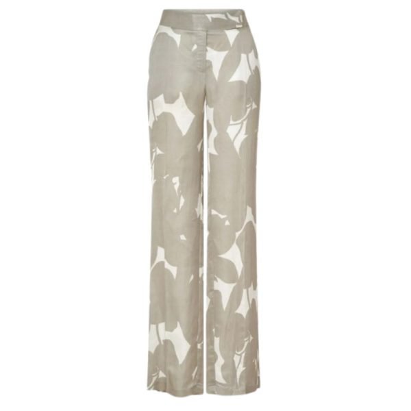 pantalon scripta blanco y beige