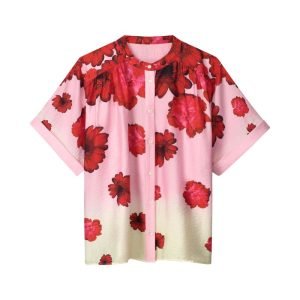 CAMISETA FLORES POM